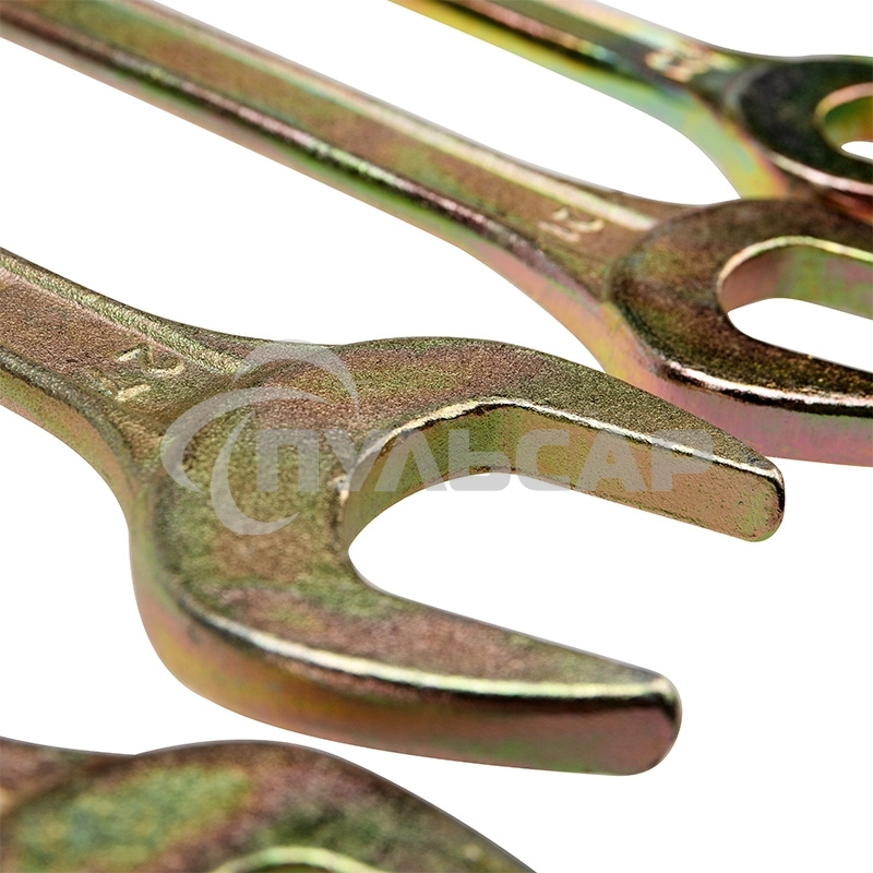 Набор ключей рожковых Rexant (6х7-30х32 мм), 12 шт., желтый цинк