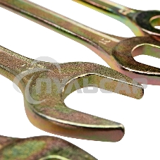 Набор ключей рожковых Rexant (6х7-30х32 мм), 12 шт., желтый цинк