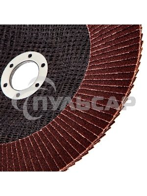 Круг лепестковый торцевой КЛТ-1, зернистость Р 80, 180 х 22,2 мм Россия