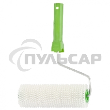 Валик игольчатый для наливных полов с ручкой, 200 мм Сибртех