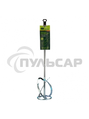 Насадка для миксера, для легких растворов,120 х 590 мм, оцинкованная,хвостовик резьба М14 Сибртех