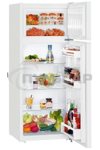 Холодильник Liebherr CTE 2531-26 001 белый двухкамерный 189/44л морозилка сверху