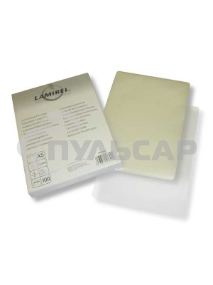 Пленка для ламинирования Lamirel LA-78657 75мкм A5 (100шт) глянцевая
