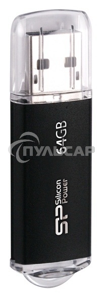 Флешка USB Silicon Power R/W USB 64 Gb Ultima II SP064 Gb,UF2M01V1K USB 2.0, черный
