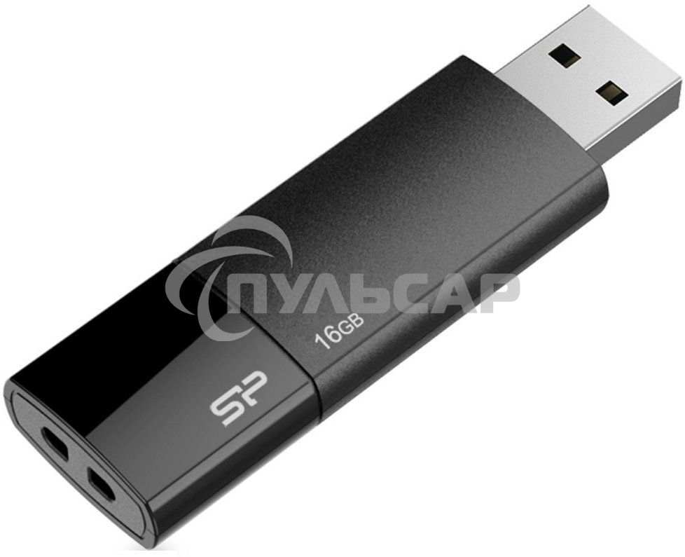 Флешка USB Silicon Power USB 16 Gb Ultima U05 SP016 Gb,UF2U05V1K USB 2.0, черный
