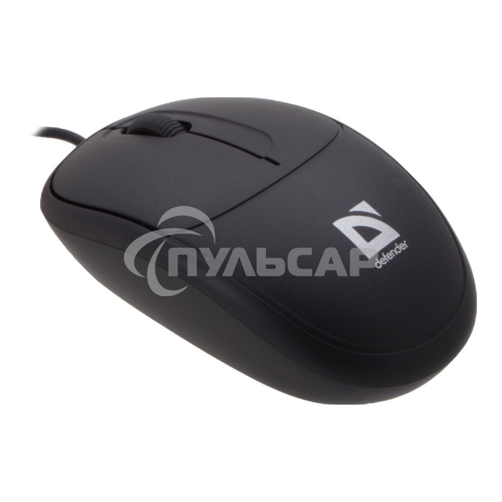 Мышь проводная Defender Datum MS-980 черный, 1000 dpi, USB, кнопки - 3