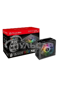 Блок питания Thermaltake Smart RGb (PS-SPR-0700NHSAWE-1), 700Вт, 80 PLUS, 120мм, черный