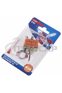 Тумблер 250V 15А (6c) ON-OFF-ON двухполюсный(KN-203)Rexant (в упак. 1шт.)