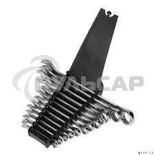 Набор ключей комбинированных Rexant (6-14, 17, 19, 22 мм), 12 шт., CrV, зеркальное хромирование