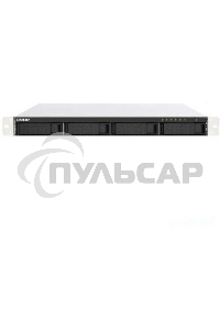 Сетевое хранилище без дисков SMB QNAP TS-453DU-4G NAS 4 HDD trays, rackmount 1U, 1 PSU. 4-core Intel Celeron J4125 2.0 GHz (up to 2.7 GHz), 4 Gb RAM (1 x 4 Gb) up to 8 Gb (2 x 4Gb), 2.5 Gigabit Ethernet x 2, 4xUSB, 1xHDMI . W/o rail kit RAIL-B02