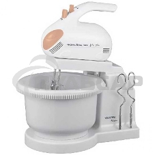 Миксер Viconte VC-354 Patrice с вращающейся чашей, 350W, 5 скоростей работы, кнопка извлечения насадок, двойной набор насадок: два венчика для взбивания яиц и кремов, две насадки для размешивания тяжелого теста, смешивание жидкостей, замешивание теста, пр Миксер Viconte VC-354 Patrice с вращающейся чашей, 350W, 5 скоростей работы, кнопка извлечения насадок, двойной набор насадок: два венчика для взбивания яиц и кремов, две насадки для размешивания тяжелого теста, смешивание жидкостей, замешивание теста, пр