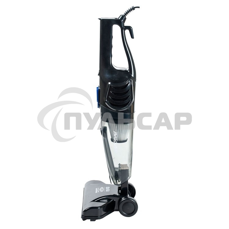 Пылесос вертикальный Endever VC-286 серый, питание от сети, 100 Вт, уборка сухая, пылесборник 1.9 л