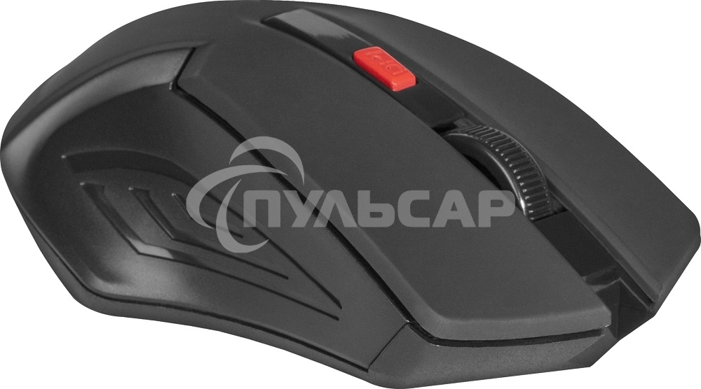Мышь беспроводная Defender Accura MM-275 красный, 1600 dpi, радиоканал, USB, кнопки - 6