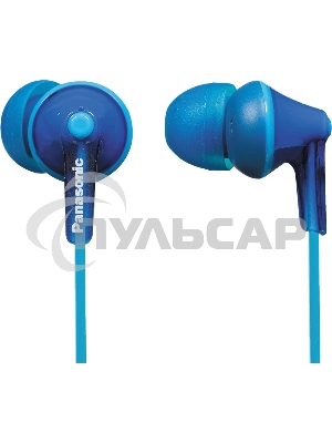 Наушники вкладыши Panasonic RP-HJE125E-A 1.1м синий проводные (в ушной раковине)