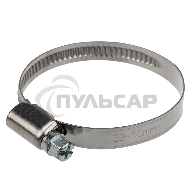 Хомут червячный Rexant 32-50-0,7 мм, (упак. 50 шт)