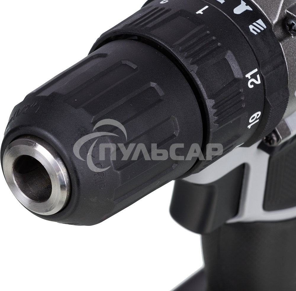 Дрель-шуруповерт ИНТЕРСКОЛ ДАУ-13/18ВК, Аккумуляторный, 18В, 2 АКБ, Ударный, Кейс