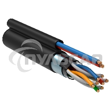 Кабель информационный ITK LC3-C5E04-379 кат.5е F/UTP общий экран 2X2X24AWG LDPE внешний 305м черный Кабель информационный ITK LC3-C5E04-379 кат.5е F/UTP общий экран 2X2X24AWG LDPE внешний 305м черный