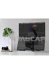 Кронштейн (держатель) ONKRON G140 для двух мониторов 13