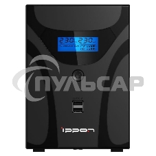 Источник бесперебойного питания Ippon Smart Power Pro II 1200 720Вт 1200ВА черный
