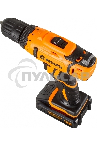 Дрель-шуруповерт Вихрь ДА-18Л-2К/Б 72/14/22, Аккумуляторная, 18В, 2 АКБ, Кейс