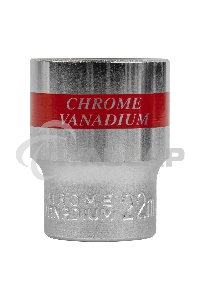 Головка торцевая Matrix, 22 мм, 6-гранная, CrV, под квадрат 1/2