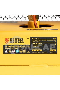 Компрессор воздушный рем. привод BCW3000-T/100, 3,0 кВт, 100 литров, 520 л/минDenzel