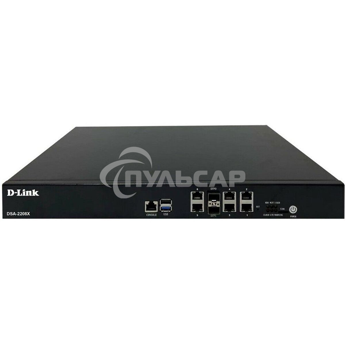 Маршрутизатор D-Link Service Router, 6x1000Base-T,  2x10GBase-X SFP+, 2xUSB ports, RJ45 Console