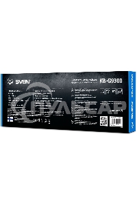 Клавиатура проводная игровая Sven KB-G9300 черная (Outemu Blue switches,104кл., подсветка)