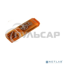 Флешка USB Smartbuy Glossy series Orange (SB64 GbGS-Or), 64 Gb, USB 2.0, R/W 25/15, оранжевый