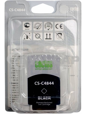Картридж струйный Cactus CS-C4844 черный (72 мл) для №10 HP 2000/2500/1000/1100/1200