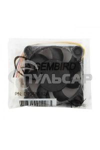 Вентилятор для корпуса Gembird D40SM-12A черный, 40 мм, 6000 об/мин, 25 дБ, 3 pin