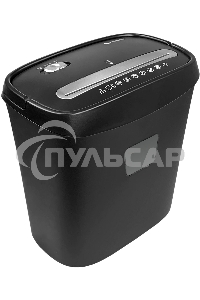 Шредер ГЕЛЕОС УД15-4, (DIN P-4), фрагмент 3,9х35мм, 8-10 лист (70г/м2), скобы, 15 литров