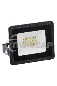 Прожектор светодиодный СДО 06-10 4000К IP65 черный ИЭК LPDO601-10-40-K02