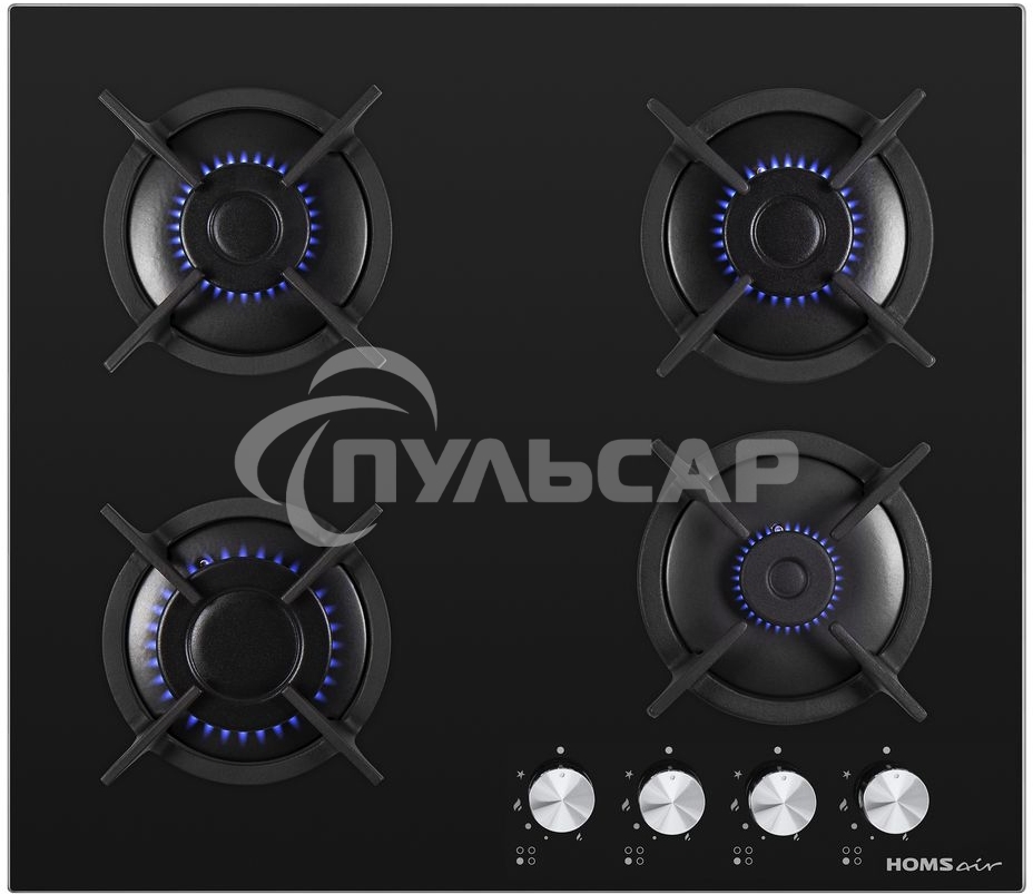 Газовая варочная панель HOMSair HGG641BK