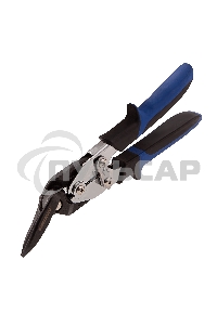 Ножницы по металлу GROSS 78351 усиленные 255мм прямой и правый резсталь-СrMo двухкомп.рукоятки