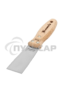 Шпательная лопатка Matrix из нержавеющей стали, 40 мм, буковая рукоятка, EFP