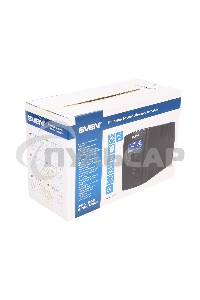 Источник бесперебойного питания SVEN Pro 650 650VA/390W LCD, USB, RJ-45 (2 EURO)