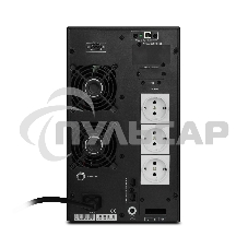 Источник бесперебойного питания Powerman Online 3000 Plus черный external battery pack (not included)(БЕЗ БАТАРЕИ)