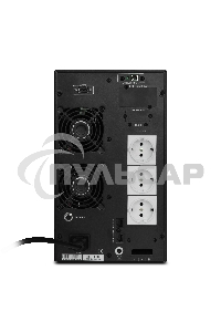 Источник бесперебойного питания Powerman Online 3000 Plus черный external battery pack (not included)(БЕЗ БАТАРЕИ)