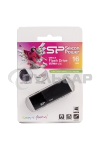 Флешка USB Silicon Power USB 16 Gb Ultima U05 SP016 Gb,UF2U05V1K USB 2.0, черный