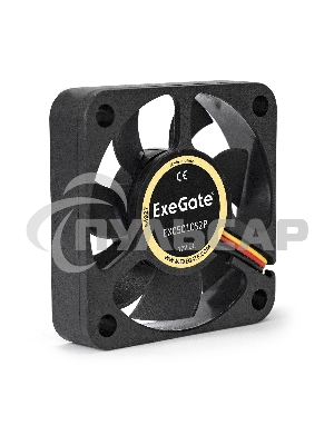 Вентилятор для корпуса ExeGate EX05010S2P черный, 50 мм, 5000 об/мин, 28 дБ, 2 pin