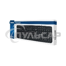 Клавиатура проводная SVEN KB-S230 черная (104кл, каб. 2м)