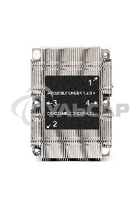 Радиатор для процессора ExeGate ESNK-P0068PS.2U.3647.Cu серебристый, алюминий/медь, 205 Вт