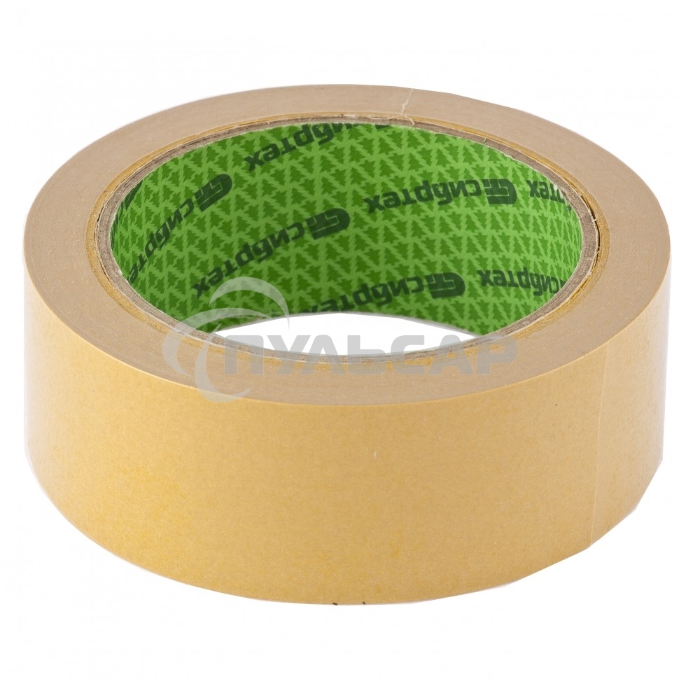 Лента клейкая двусторонняя, 38 мм х 5 м, на полипропиленовой основе Сибртех