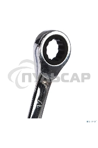 Набор ключей комбинированных трещоточных Rexant (8, 10, 13, 17, 19 мм), 5 шт., CrV, зеркальное хромирование