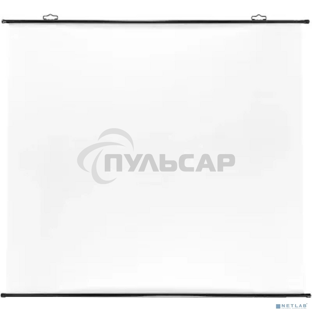 Экран Cactus 180x180см Map type CS-PSRM-180x180-BK 1:1 настенно-потолочный рулонный черный