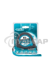 Рулетка GROSS 31104''ergonomisch'' 8м x 25мм магнитный обрезиненный зацеп