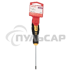 Отвертка крестовая PH 0х75 мм, двухкомпонентная рукоятка Rexant