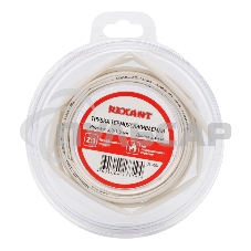 Трубка термоусаживаемая 3.0/1.5мм бел. ролик 2.44м Rexant 29-0001