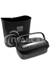 Шредер ГЕЛЕОС УД15-4, (DIN P-4), фрагмент 3,9х35мм, 8-10 лист (70г/м2), скобы, 15 литров